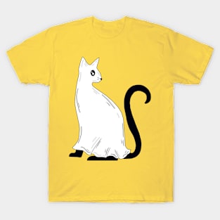 Mystery Ghost Cat T-Shirt